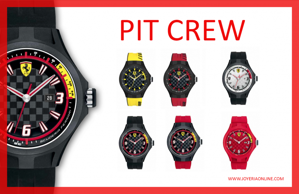 RELOJES PIT CREW FERRARI