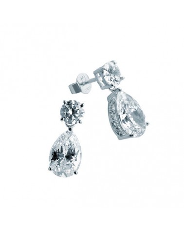 PENDIENTES DE PLATA IMITACION DE DIAMANTES 5,83 KILATES DIAMONFIRE 6214801082