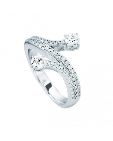 ANILLO DE COMPROMISO DE PLATA 0,97 KILATES DIAMONFIRE 6109291082