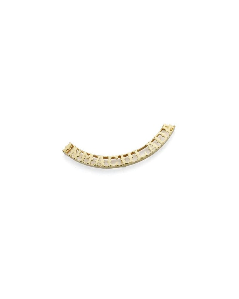 Colgante oro amarillo 18k personalizable curvado 3,78 gramos