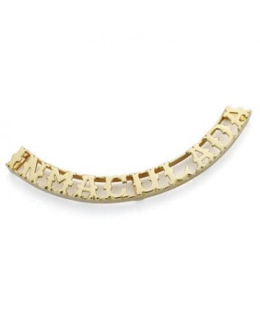 Colgante oro amarillo 18k personalizable curvado 3,78 gramos