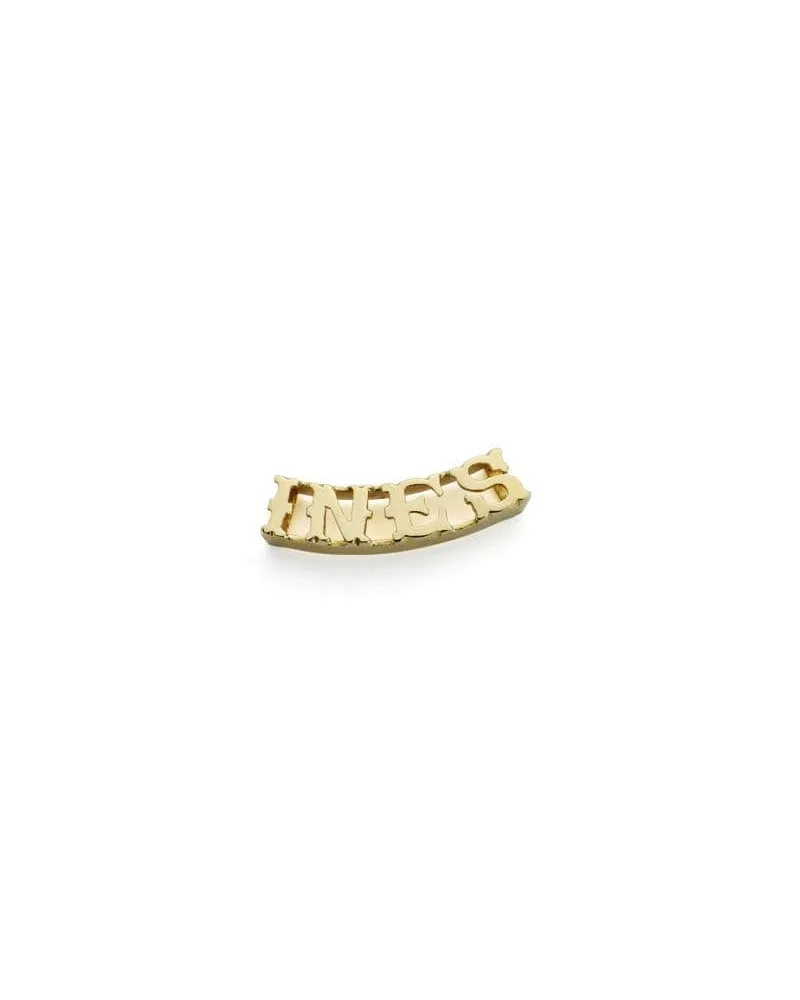 Colgante oro amarillo 18k personalizable 4 letras 1,36 gramos