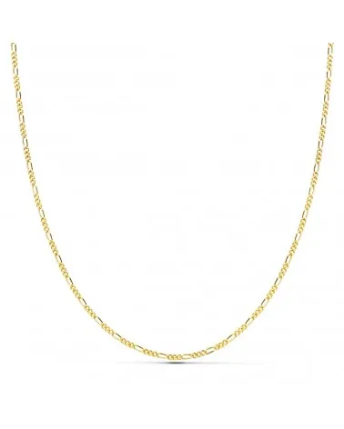 Cadena oro amarillo 18k eslabón 3x1 60cm 1mm