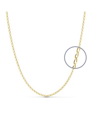 Cadena oro amarillo 18k eslabón Bilbao 45 cm 2,35 gramos