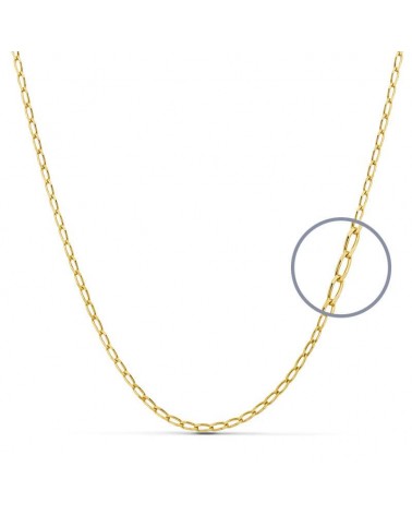 Cadena oro amarillo 18k eslabón Bilbao 40 cm 1,7 mm 3,3 gramos