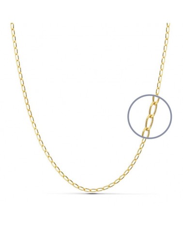Cadena oro amarillo 18k tipo Bilbao 40 cm 3,4 gramos