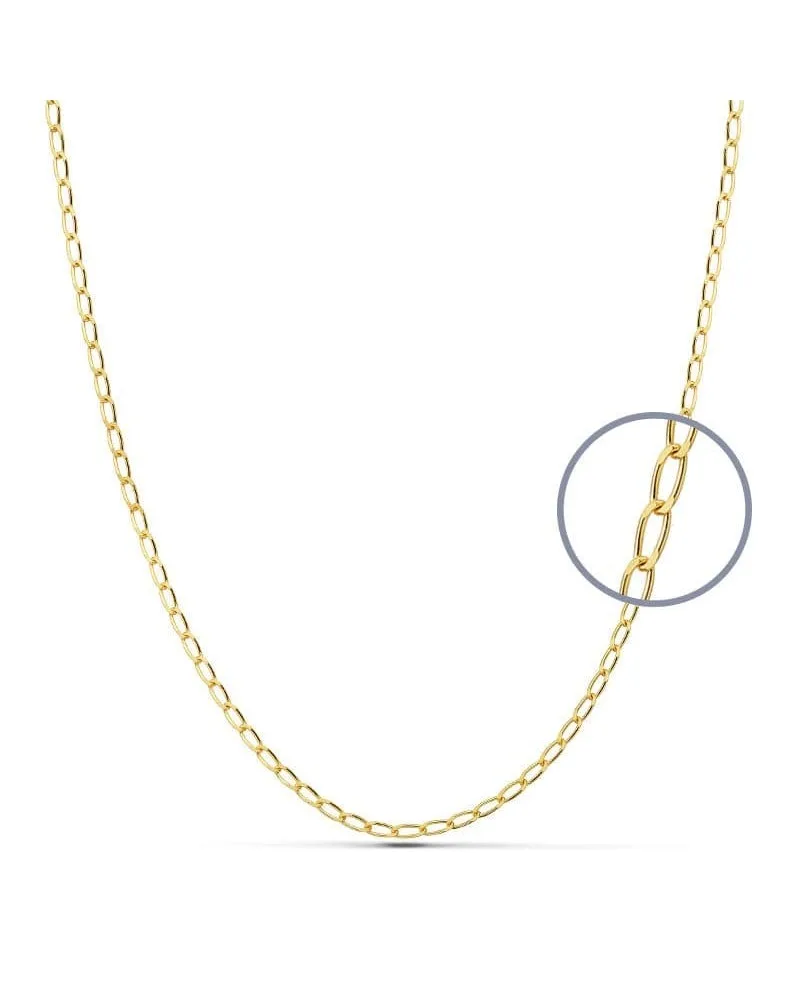 Cadena oro amarillo 18k tipo Bilbao 1,8 mm 40 cm 3,4 gramos