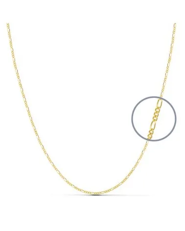 Cadena oro amarillo 18k 1 mm 50cm 2 gramos