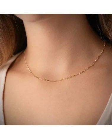 Cadena oro amarillo 18k barbada 1,2 mm 40 cm 3 gramos - foto 2