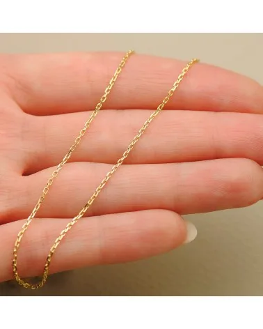 Cadena oro amarillo 18k forzada 1 mm 60 cm 2,9 gramos - foto 2