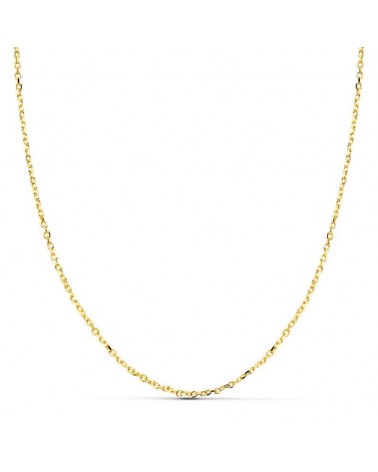 Cadena oro amarillo 18k eslabón forzado 60 cm 3,4 gramos