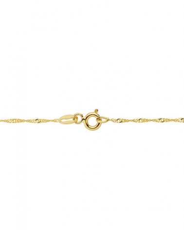 Cadena oro amarillo 18k Singapur 45 cm 1,65 gramos