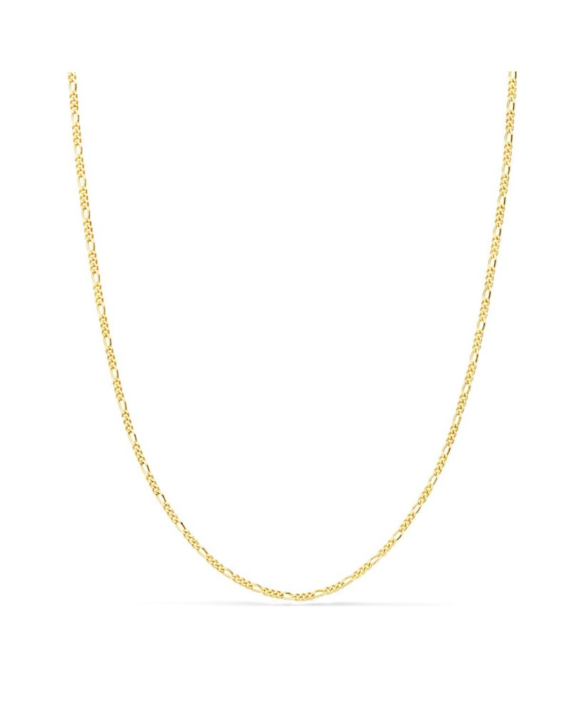 Cadena oro amarillo 18k maciza 3x1 45cm 2,35 gramos