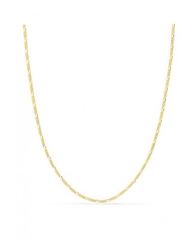 Cadena oro amarillo 18k maciza 3x1 45cm 2,35 gramos