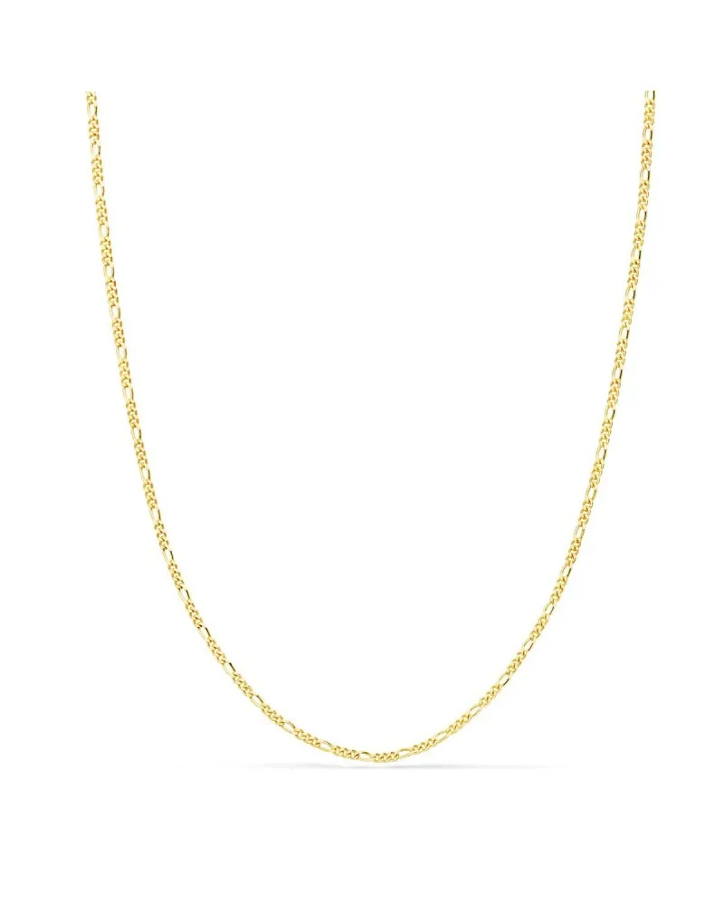 Cadena oro amarillo 18k 3x1 1 mm 50 cm 2,6 gramos