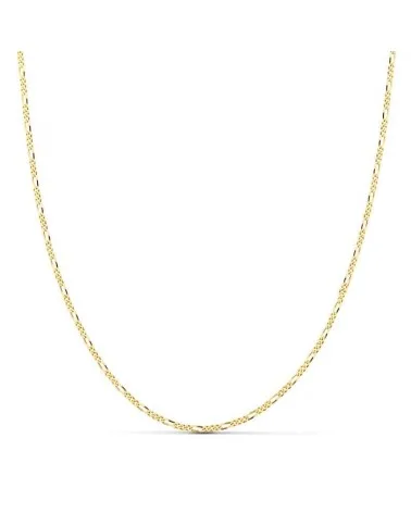 Cadena oro amarillo 18k eslabón 3x1 1 mm 60cm 3 gramos