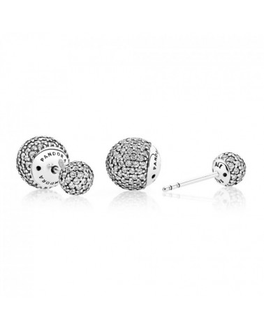 PANDORA DOUBLE BALL EARRINGS