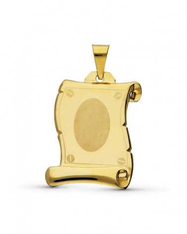 Pergamino oro amarillo 18k 28x20mm 3,1 gramos