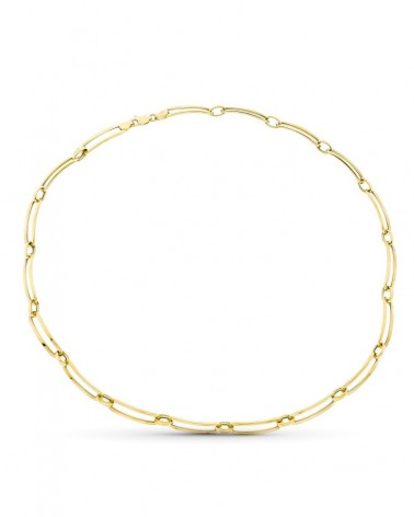 Gargantilla oro amarillo 18k eslabón alargado 11,5 gramos