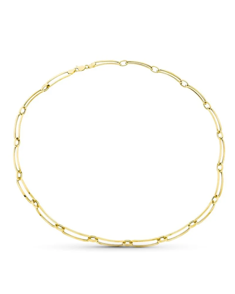 Gargantilla oro amarillo 18k eslabón alargado 11,5 gramos