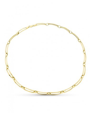 Gargantilla oro amarillo 18k eslabón alargado 11,5 gramos
