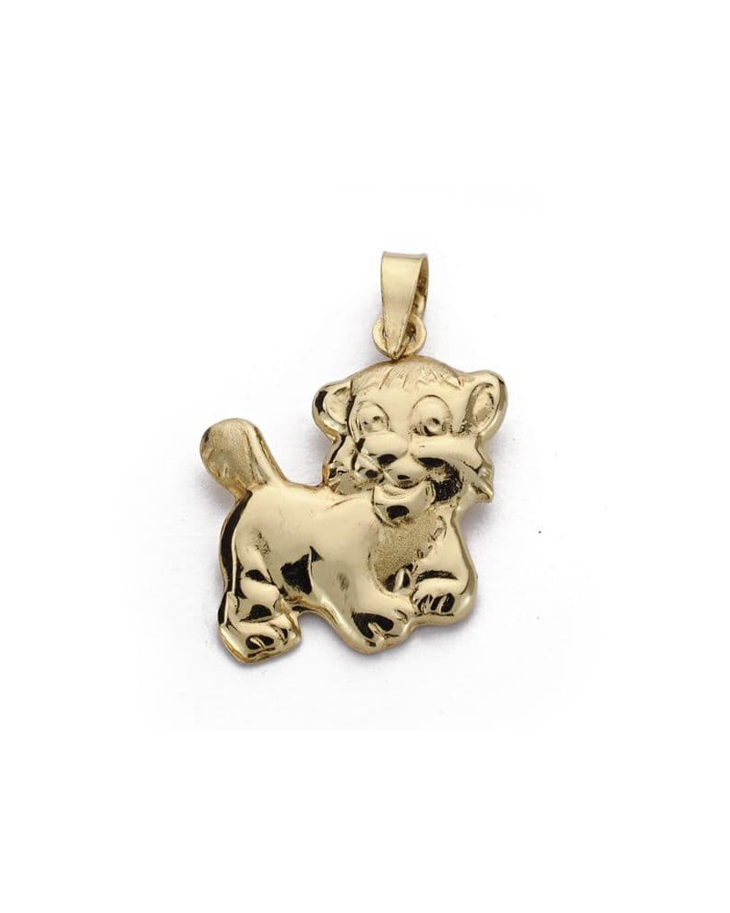 Colgante oro 18k tigre amarillo 19x17mm