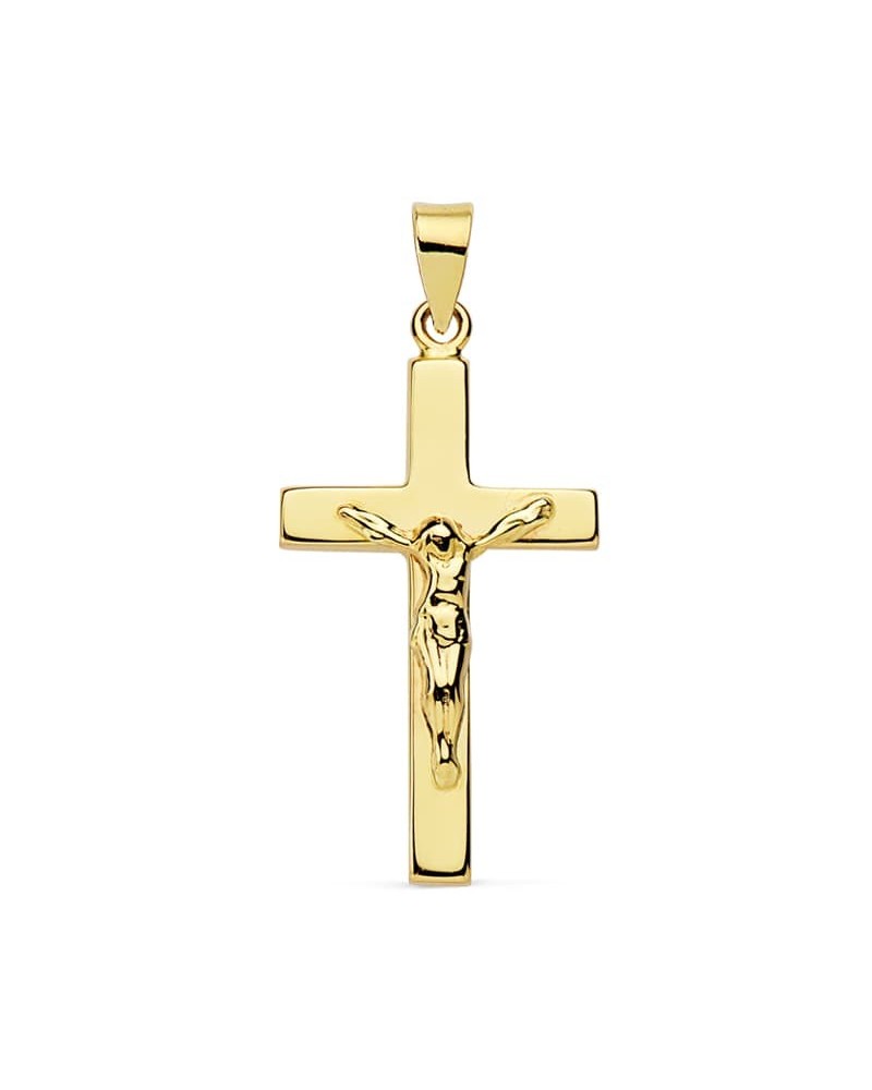 Cruz oro 18k amarillo con Cristo 23x12 mm