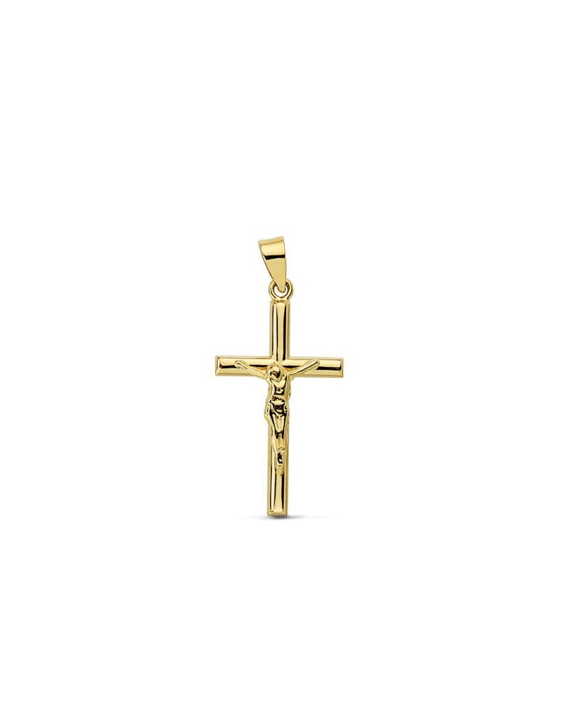 Cruz oro 18k amarillo con Cristo 21x13 mm