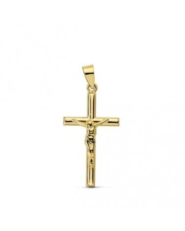 Cruz oro 18k amarillo con Cristo 21x13 mm