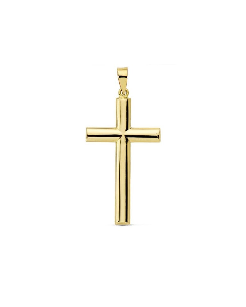 Cruz oro 18k amarillo lisa 31x17 mm