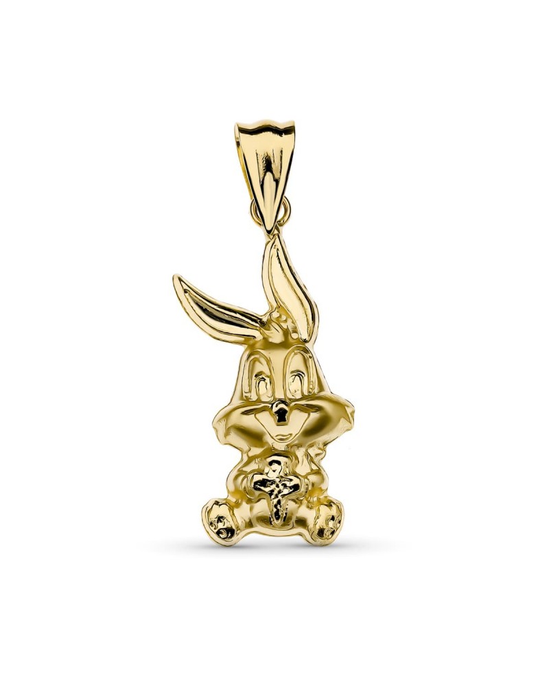 Colgante oro 18k Bugs Bunny 25x11mm