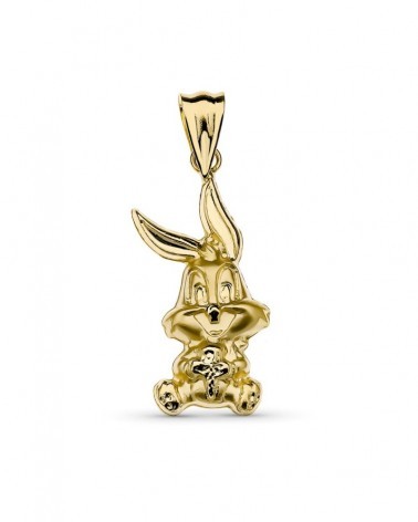 Colgante oro 18k Bugs Bunny 25x11mm