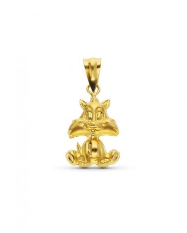 Colgante oro 18k Silvestre Warner Bros 19x12mm