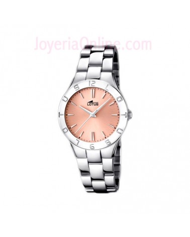 RELOJ LOTUS MUJER ESFERA ROSA