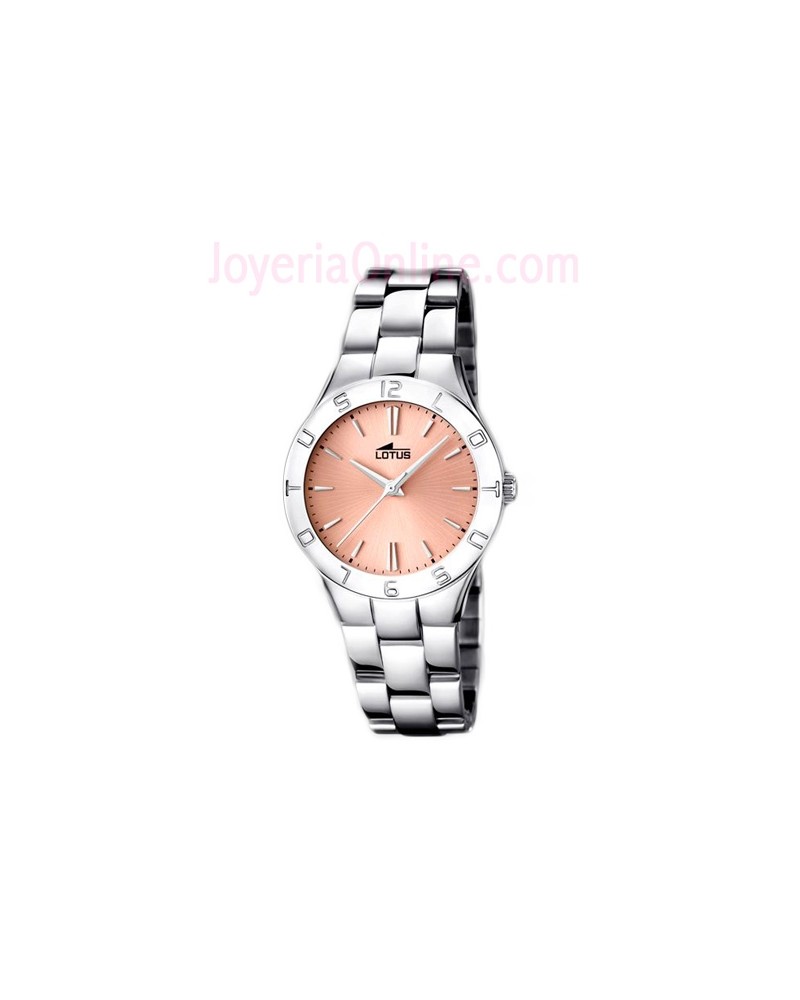 RELOJ LOTUS MUJER ESFERA ROSA