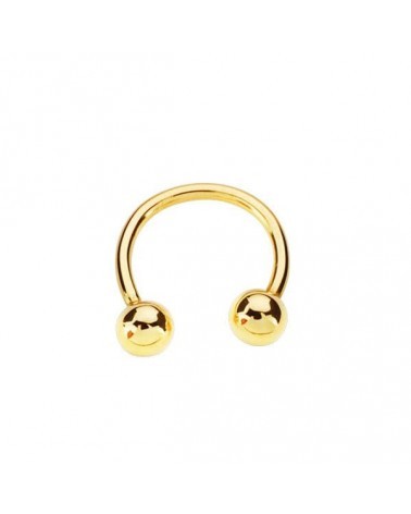 Piercing oro 18k pezón bola 4mm
