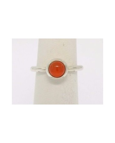 ANILLO PLATA Y CORNALINA PANDORA 190608K