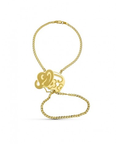Pulsera oro 18k amarillo elefante