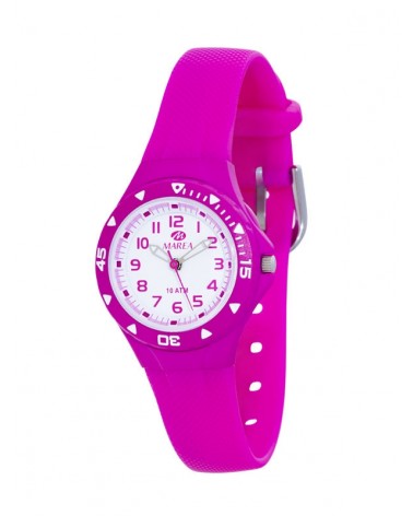 RELOJ MAREA NIÑA CAUCHO ROSA