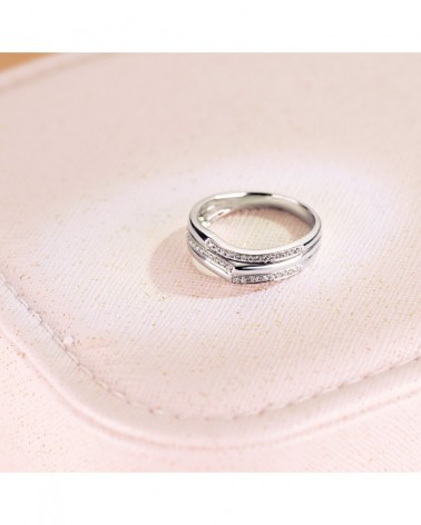 Sortija oro blanco 18k diamantes talla brillante 7mm
