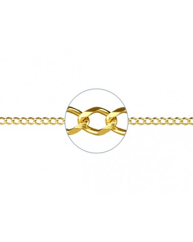 CADENA ORO AMARILLO 18K  BARBADA