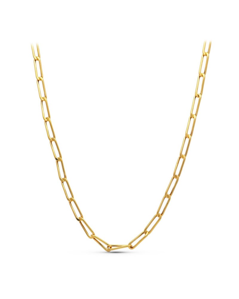 Cadena oro 18k tipo Bilbao 50 cm 4 mm