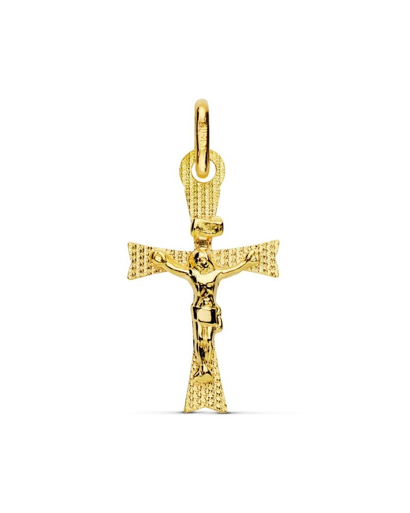 Cruz oro 18k amarillo con Cristo 22x12 mm