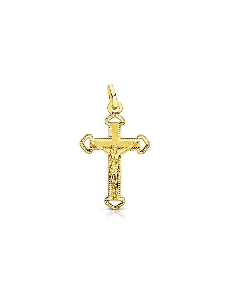 Cruz oro 18k amarillo con Cristo 23x14 mm