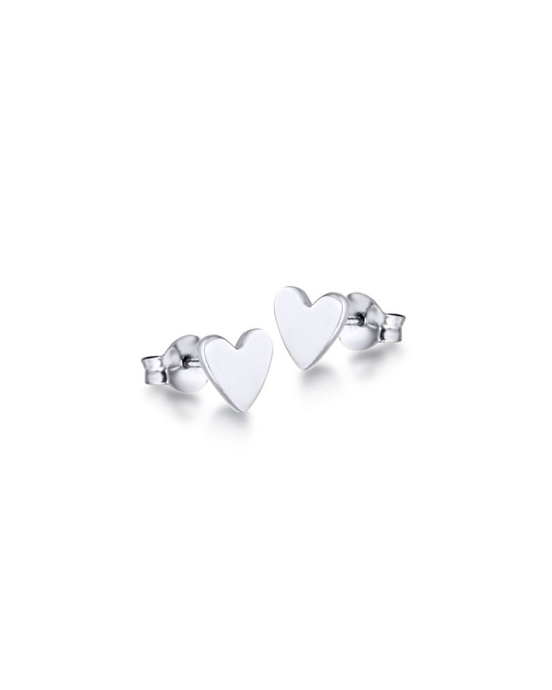 PENDIENTES PLATA CORAZON