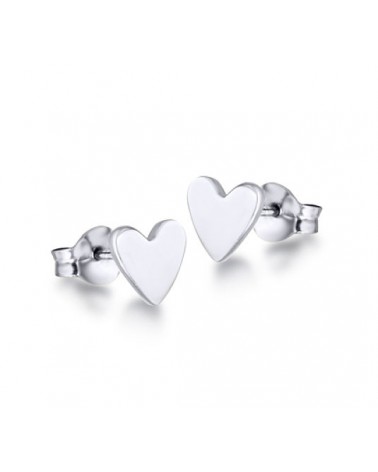 PENDIENTES PLATA CORAZON