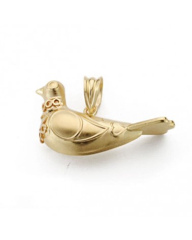 Colgante oro 18k paloma Melilla 28x16mm
