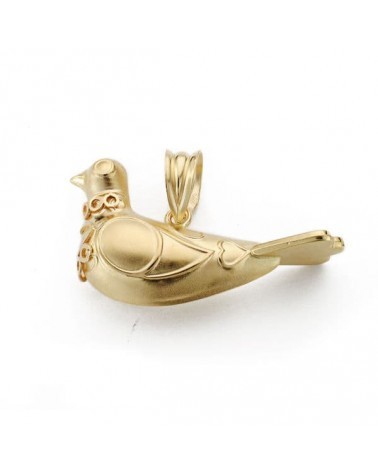 Colgante oro 18k paloma Melilla 28x16mm