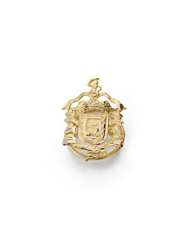 Insignia oro 18k Escudo Melilla 20x14 mm