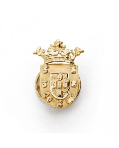 Insignia oro 18k escudo Ceuta 19x13mm